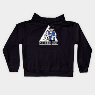 Certified Nerd (Booger) Kids Hoodie